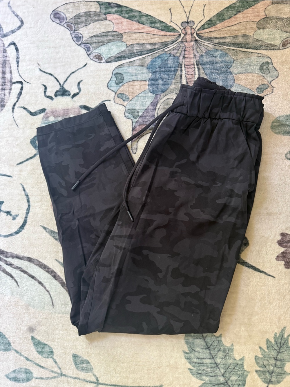 lululemon athletica Black Camo Jogger Pants